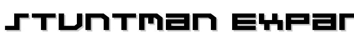 Stuntman Expanded font